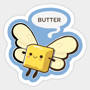 Butter Fly Sticker